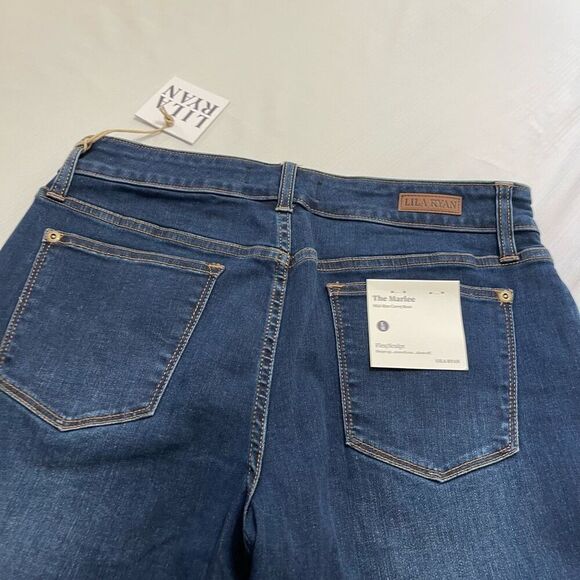 NWT Lila Ryan The Marlee Mid Rise Curvy Boot Cut Grace Denim Jeans Size 30 - Picture 9 of 9